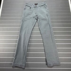 Outpost Makers Slim Straight Grey Jeans Mens 30x32 Stretch Denim Pants